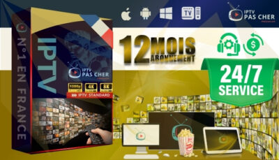 ABONEMMENT IPTV 12 MOIS GOLD