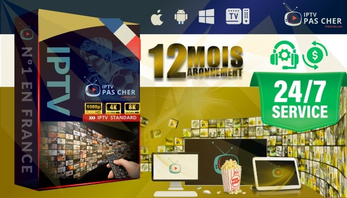 ABONEMMENT IPTV 12 MOIS GOLD