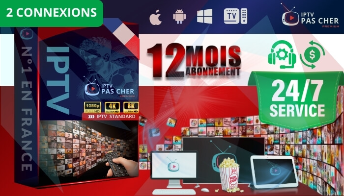 ABONEMMENT IPTV 12 MOIS STANDARD (2 APPAREILS)